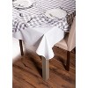 Design Imports  Waterproof & Spill Proof Tabletop Protection Durable, Indoor/Outdoor, Table Pad, 52X108", White - 4 of 4