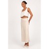 Petal and Pup Womens Mei Satin Midi Skirt - 3 of 4