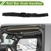 Unique Bargains Roll Bar Grab Handles for Jeep Wrangler JL 2018-2024 Nylon PVC - 2 of 4