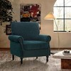 Beautyolove Chenille Upholstered Wood Frame Accent Chair Armchair - 3 of 4