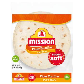 Mission Taco Size Super Soft Flour Tortillas - 35oz/20ct