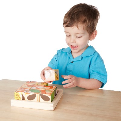 melissa and doug wooden cube puzzle