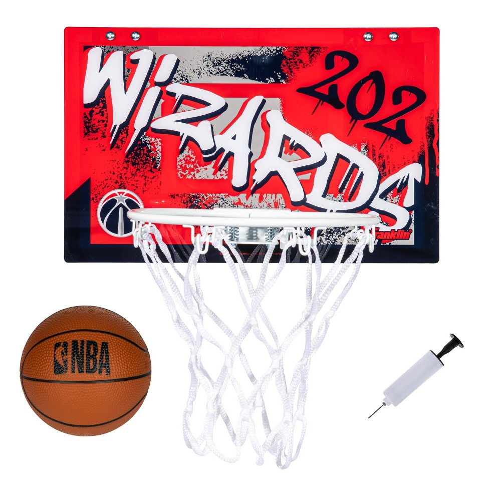 NBA Washington Wizards Over The Door Mini Basketball Hoop
