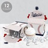 Big Dot of Happiness Batter Up - Baseball - Treat Box Party Favors - Baby Shower or Birthday Party Goodie Gable Boxes - Set of 12 - 3 of 4