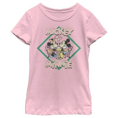 Girl's Disney Mickey and Minnie Date Night T-Shirt