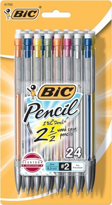 Bic Mechanical Pencils, Xtra Precision, 0.5 mm, Clear Barrel, 12 Ea