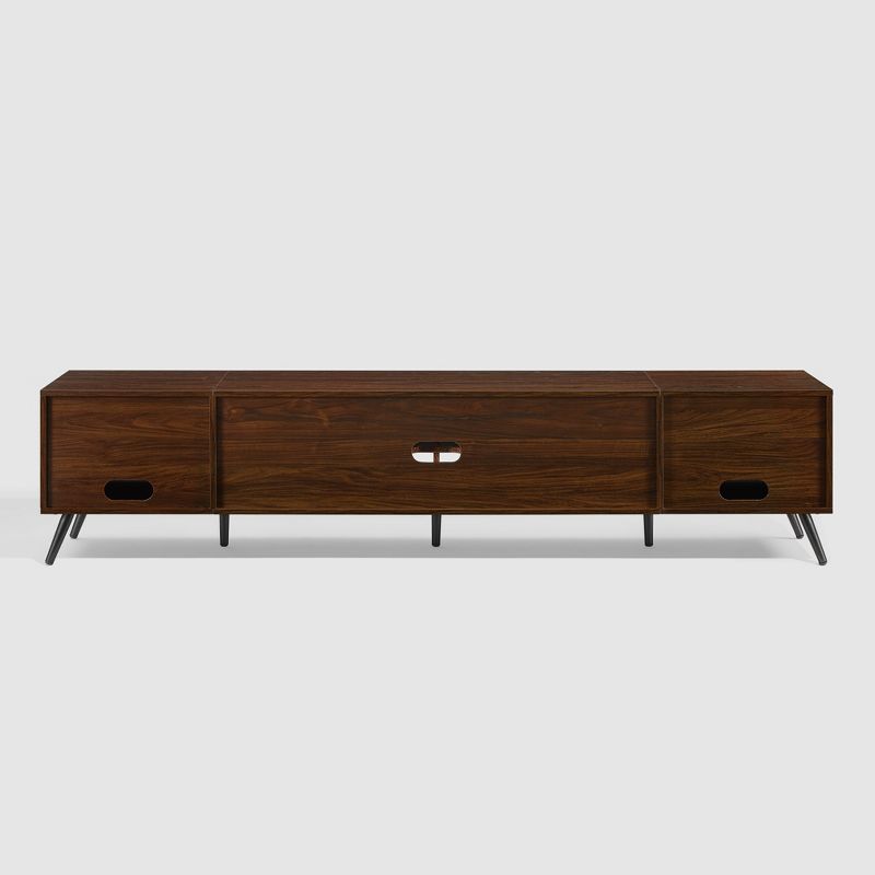 Mid-Century Modern Wide Storage TV Stand for TVs up to 90" - Saracina Home, 6 of 15