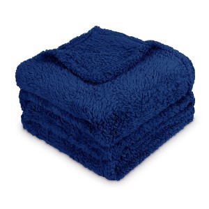 Catalonia Lightweight Reversible Fleece Throw Blanket for Couch, Super Soft Fluffy Fuzzy Blanket Kid Throw, 50x60 inches, Cozy Gift - 1 of 4