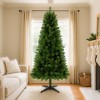 Whisen 6FT Artificial Christmas Tree with 490 Tips and 4-Leg Plastic Stand - Green - 2 of 4
