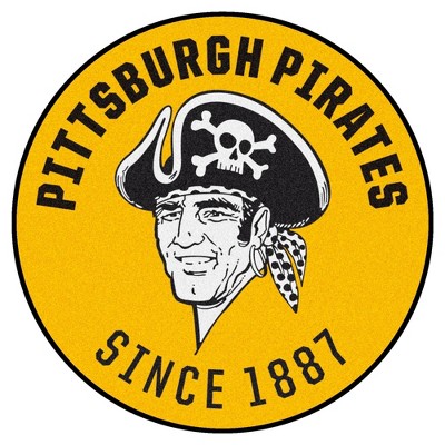 MLB Pittsburgh Pirates 27"x27" 1977 Retro Collection Roundel Rug