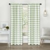 Kate Aurora Modern Country Farmhouse 3 Piece Buffalo Check Plaid Window Curtains & Valance Set - 3 of 4