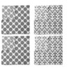 Bacati - Ikat Chevron White Grey Neutral 10 pc Crib Set with 2 Crib Fitted Sheets 4 Muslin Swaddling Blankets - 3 of 4