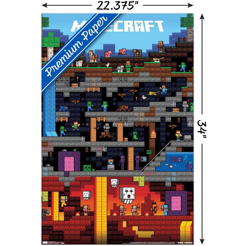 Trends International Minecraft - Worldly Unframed Wall Poster Prints, 3 of 7