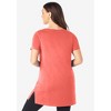 Roaman's Women's Plus Size Short-Sleeve V Neck Ultimate Tunic - 3 of 4