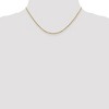 Black Bow Jewelry 1.7mm 14k Yellow Gold Solid Flat Cable Chain Necklace - 2 of 4