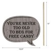 Big Dot of Happiness Funny Trick or Treat - Halloween Party - Photo Booth Props Kit - 10 Piece - 3 of 4