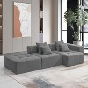 YOOCOZZ   Fully Compressed 105.5" L-Shaped Sectional Sofa - 2 of 4