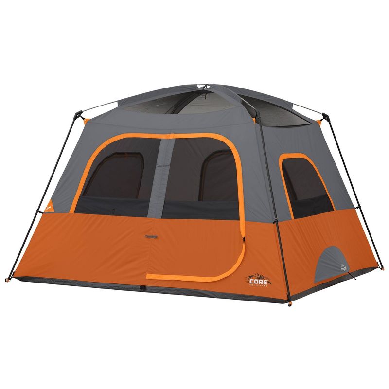 Core Equipment 6 Person Straight Wall Tent - Orange, 2 of 11