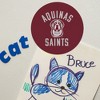 Aquinas College Saints Logo Automotive Car Refrigerator Locker Vinyl Circle Magnet - 4 of 4
