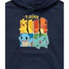 Men's - Pokémon - Partner Squares Graphic Fleece Pullover Hoodie - 2 of 4