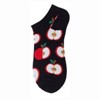 Apple Pattern Ankle Socks (Women's Sizes Adult Medium) from the Sock Panda - 3 of 3