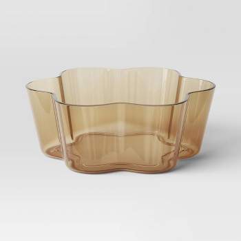 Shaped Glass Bowl Yellow - Threshold™