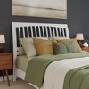AFI Furnishings Orleans Queen Sleigh Solid Wood Slat Headboard, White - 4 of 4