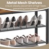 Shoe Rack, 5-Tier Shoe Storage Organizer with 4 Metal Mesh Shelves£¬Entryway large shoe rack - 4 of 4