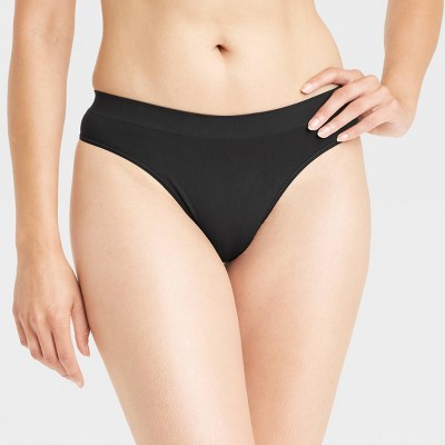 Women's Seamless Thong - Auden™ Black L