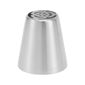 Unique Bargains Piping Tip 304 Stainless Steel Silver Tone 0.98"x1.46"x1.65" 1 Pcs - 1 of 3