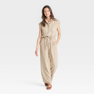 Women's Linen Jumpsuit - Universal Thread™