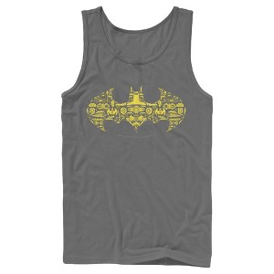 Men's Batman Logo Icon Collage Tank Top - 1 of 3