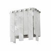Viviana 2-Light Wall Sconce - Art Deco Steel Fixture with Alabaster Strips, Damp Rated - 2 of 4