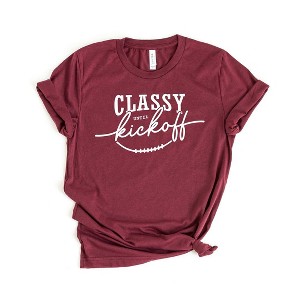 Simply Sage Market Women's Classy Until Kickoff Short Sleeve Tee - 1 of 2
