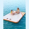 Inflatable Floating Dock Platform, 6x5 Ft for 3-5 People, Portable Air Dock Floating Island Raft with Non Slip EVA Surface & Bag for Lake Pool - 2 of 4