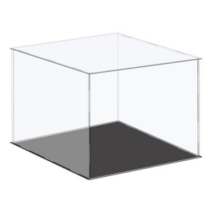 Unique Bargains Acrylic Dustproof Countertop Display Case 1 Pc - 1 of 4