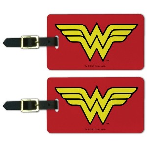 Wonder Woman Classic Logo Luggage ID Tags Set of 2 - 1 of 4