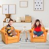 Infans Kids Lion Sofa Children Armrest Couch Upholstered Chair Toddler Furniture Gift - 3 of 4
