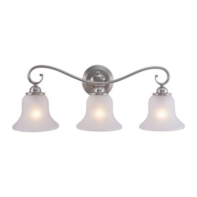 Vaxcel Monrovia 3 - Light Vanity in  Brushed Nickel