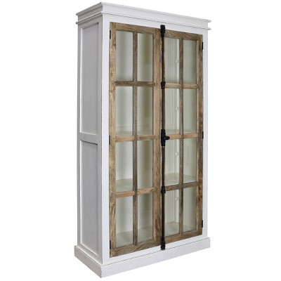 target glass door cabinet