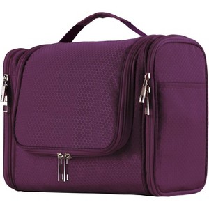 Paaaawaters Large Capacity Toiletry Bag for Women and Men, Hanging Toiletry Organizer Cosmetics Makeup Bag - 1 of 4
