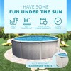 Aquarian Phoenix Steel Outdoor Above Ground Pool Kit with Pool Liner, Skimmer, Pool Ladder, and Sand Filtration System and Pump - 3 of 4
