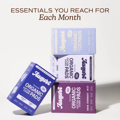Its August Organic Super Pads - 16ct