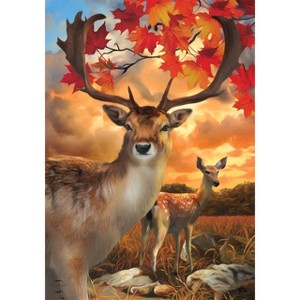 Briarwood Lane Fall Garden Flag 18x12.5 For Outdoor Harvest Deer Autumn Garden Flag Flag For Fall Garden Flag Flags For Outside - 1 of 4