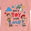 Girls' - Disney - Dont Toy With Me Fitted Short Sleeve Graphic T-Shirt - image 2 of 4