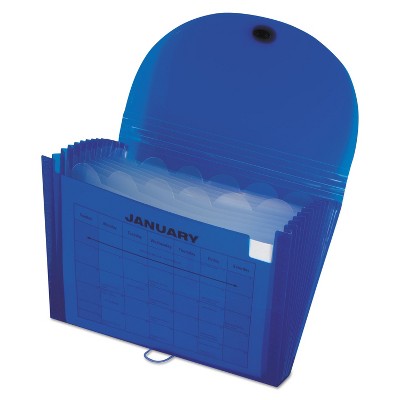 C-Line Specialty Expanding Files Letter 13-Pocket Blue 48315