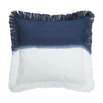 carol & frank 22" x 22" Aster Indigo Throw Pillow