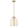 Pearson Collection Brushed Nickel Caged Pendant Light - 1 Bulb, Dimmable, Industrial Style - 3 of 4