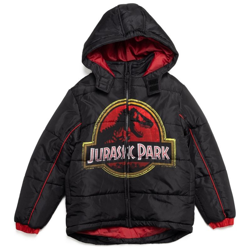 Jurassic Park Winter Coat Puffer Jacket Little Kid to Big Kid, 4 of 7