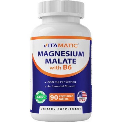 Magnesium Malate 2000mg 90 Vegetarian Tablets
